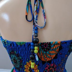 Isla Bonita Dresses - Isla Bonita Tropical Maxi Beach Halter Dress Isla Bonita Dresses - Isla Bonita Tropical Maxi Beach Halter Dress